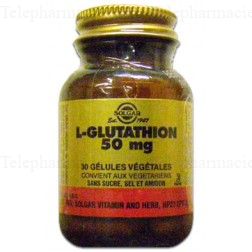 SOLGAR L glutathione 50mg 30 g&eacute;lules