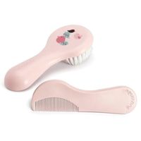 SUAV SET BROSSE+PEIGNE ROSE
