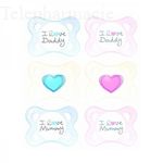 MAM Duo sucettes 2-6 mois anatomiques animaux silicone REF 4