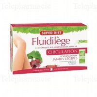 SUPERDIET Fluidil&egrave;ge circulation bio 20 ampoules