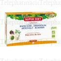 SUPERDIET Quatuor bio bien-&ecirc;tre du foie 20 ampoules