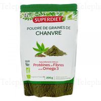 SUPERDIET CHANVRE BIO PDR 200G