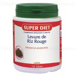 Super Diet Levure de Riz Rouge 150 g&eacute;lules