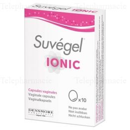 SUVEGEL Ionic capsules vaginales bo&icirc;te de 10 capsules