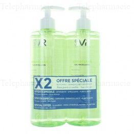 SVR Sebiaclear Eau micellaire Flacon 2x400ml