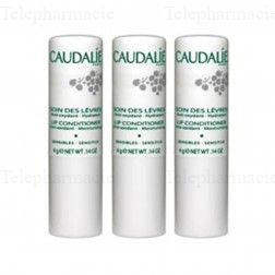 CAUDALIE Soin des l&egrave;vres Lot de 3 sticks de 4g