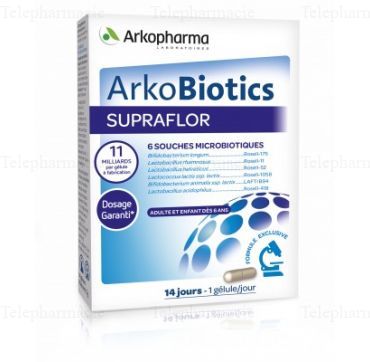 ARKOPHARMA Arkobiotics - Supraflor Bo&icirc;te de 30 g&eacute;lules