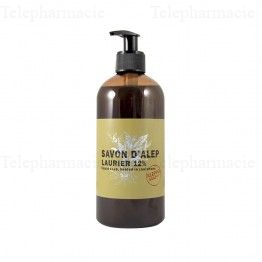 Savon d'alep liquide 12% laurier 500 ml