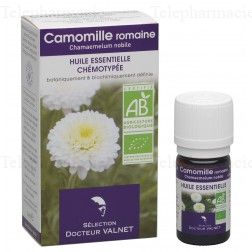 DOCTEUR VALNET Huile essentielle de camomille romaine bio flacon 5ml
