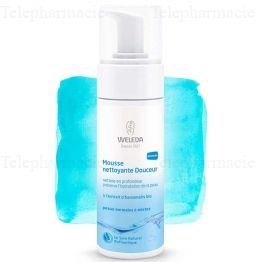 WELEDA Mousse nettoyante douceur flacon 150ml